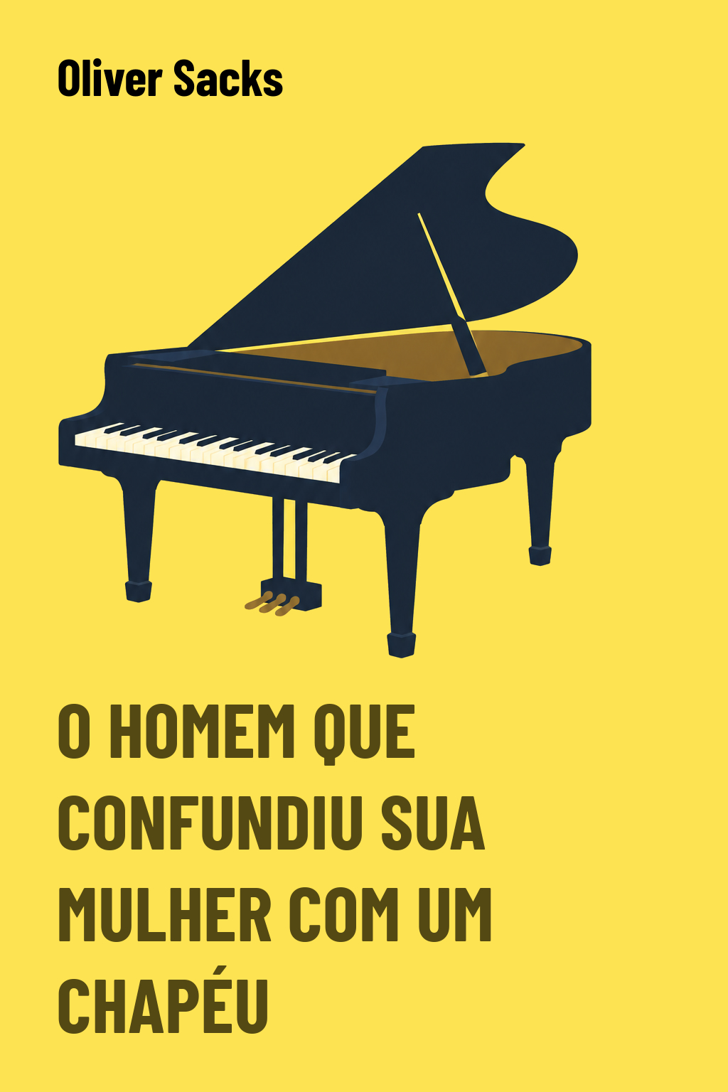 Capa de O homem que confundiu sua mulher com um chapéu