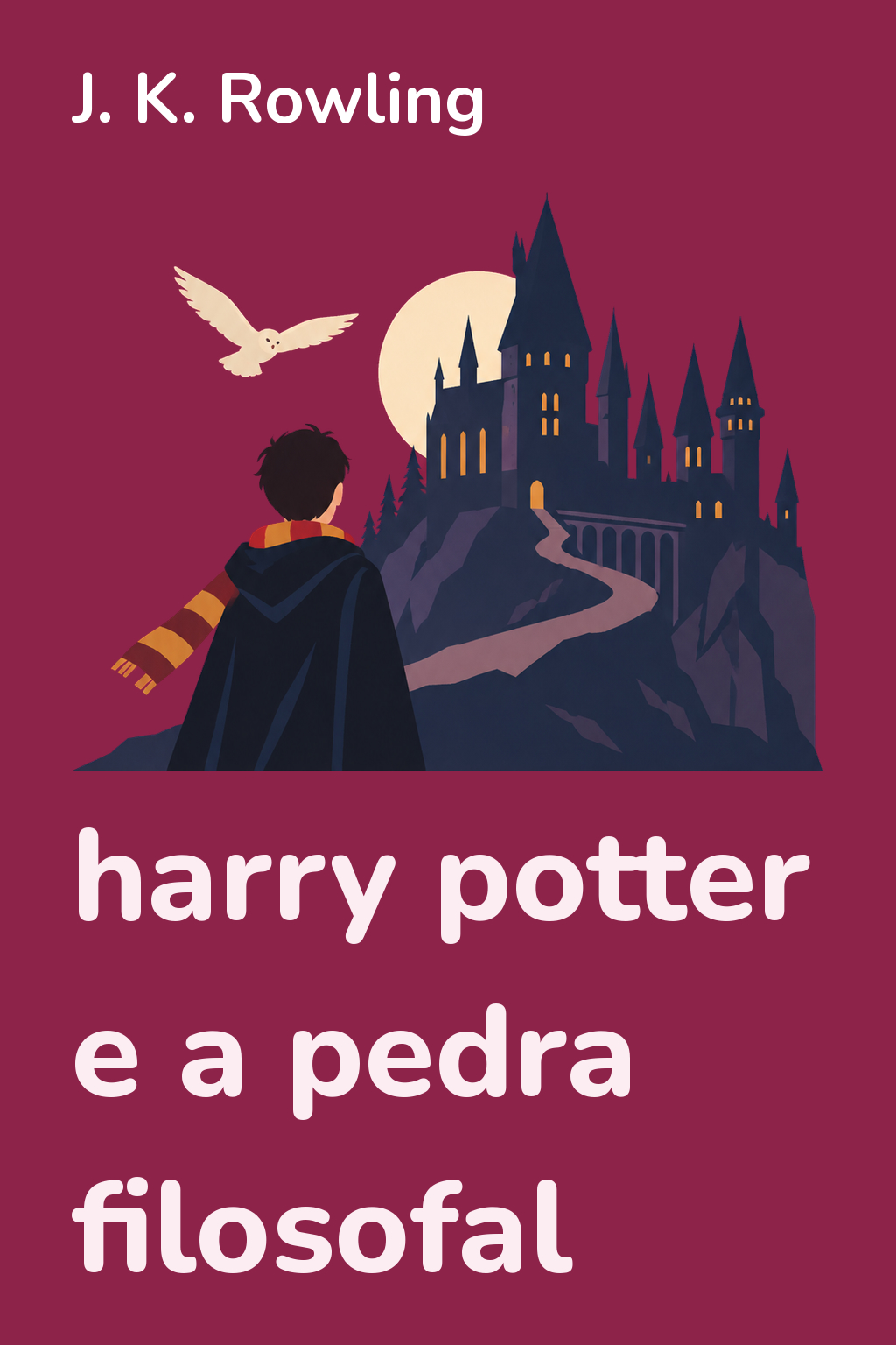 Capa de Harry Potter e a pedra filosofal