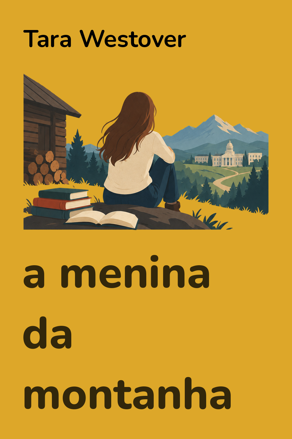 Capa de A menina da montanha