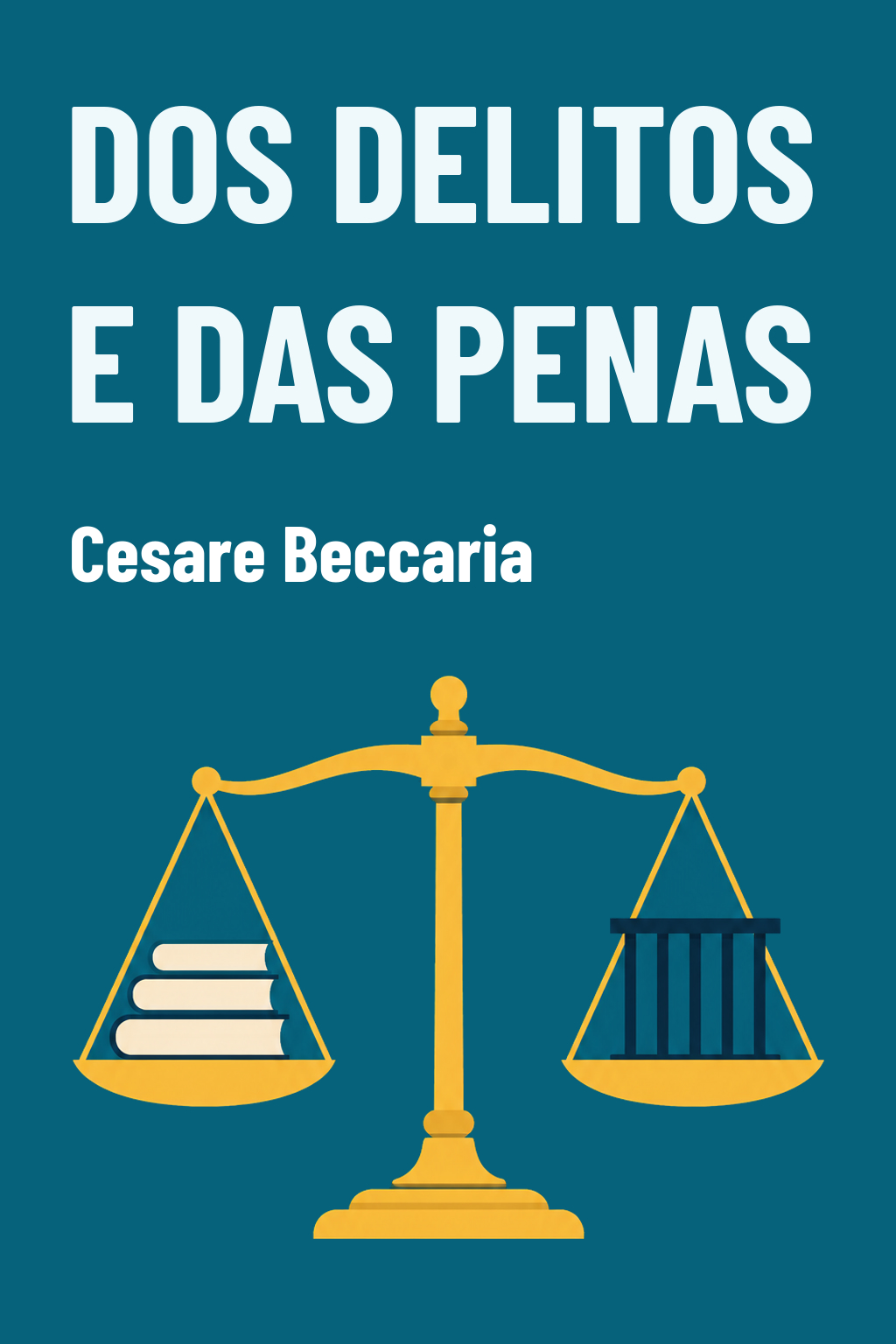 Capa de Dos delitos e das penas